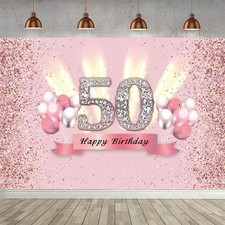 50. Geburtstag Deko Rosegold