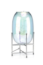 SOLENOVA Solar-Laterne mundgeblasenes Glas inkl. Stand