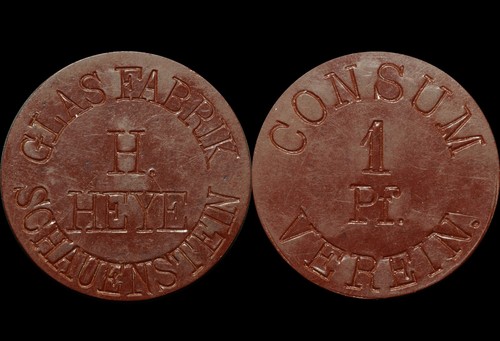 Notgeld pfennig hartgummi - notgeld:, 1