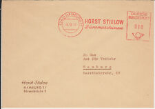 Firmenbrief mit Freistempel / AFS Hamburg 11, Horst Stielow Büromaschinen, 1959 