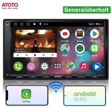 ATOTO A6PF 7" Android Autoradio Doppel DIN Radio GPS-Tracking Wireless CarPlay