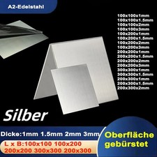 Edelstahlblech 1mm 1,5mm 2mm