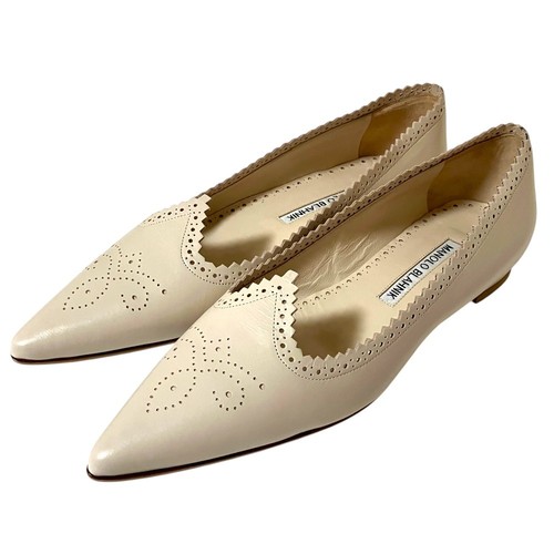Manolo blahnik flache pumps - blahnik,