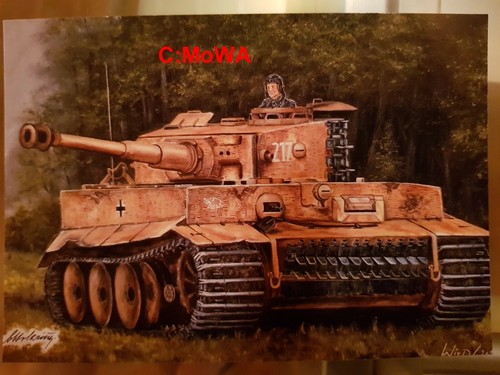 Postkarte panzerkampfwagen - postkarte, (panzerkampfwagen