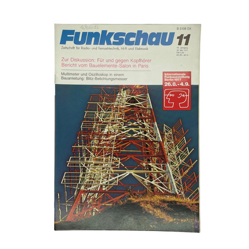 Funkschau heft zeitschrift - zeitschrift, /