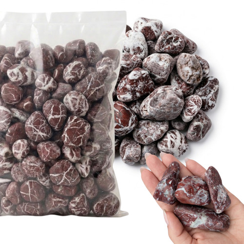 20kg rote kieselsteine - 20kg,