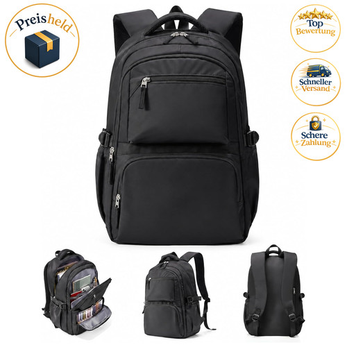 Schulrucksack uni wasserdicht - schulrucksack,
