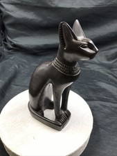 Katzenfigur Bastet Katzengöttin Ägypten Speckstein 20cm Hoch