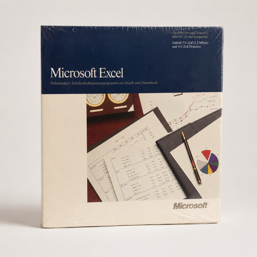 Microsoft excel ovp vintage - ovp,