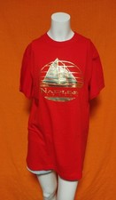 Rotes T-Shirt Größe L