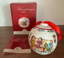 Hutschenreuther Porzellan Weihnachtskugel Kugel 2017 NEU OVP