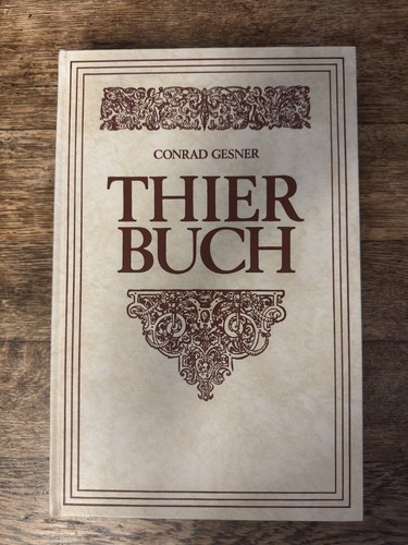 Conrad gesner thier buch - gesner,