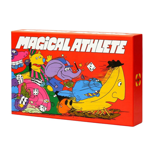 Magical athlete board - game,