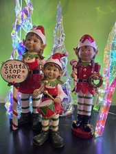 Wichtel Weihnachtself  5 Varianten Joy Pastell Rot  Weihnachten Clayre & Eef