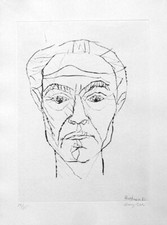 Bargheer, Self Portrait. 1970