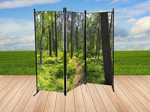 Paravent wald raumteiler - wald,