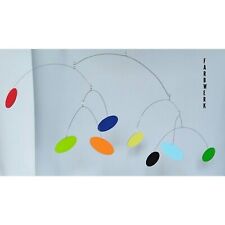 Mobile Skulptur aus Holz 70 x 40 cm Hängend Art + Deko Farbwerk No 104