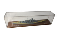 Battleship Bismarck Blohm + Voss Yard No 509 Schiffsmodell Plexiglas Holzsockel
