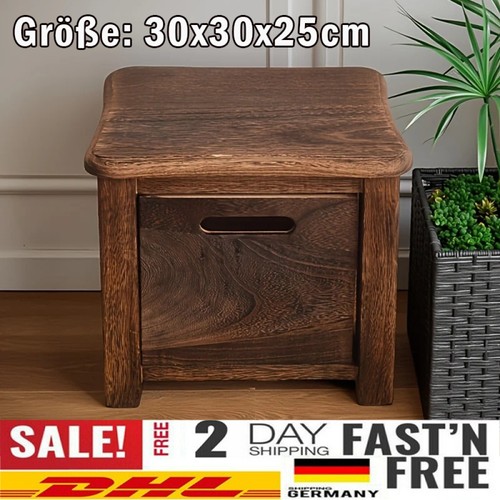 Sitzhocker mit stauraum holz - sitzhocker,