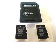 2 x 4GB Micro SDHC Card INTENSO Class 4 ( 2 x 4 GB MicroSDHC ) + Adapter SAMSUNG
