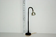 Bahnhofslampe, Bahnsteiglampe, Straßenlampe, Höhe 17cm, Metall, Eigenbau, Klasse