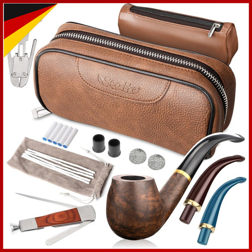 Tabakrauchrohr leder birnbaum - leder,