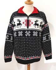 Eisrausch Island Norweger Windstopper Strick Pullover Größe L Herren S352