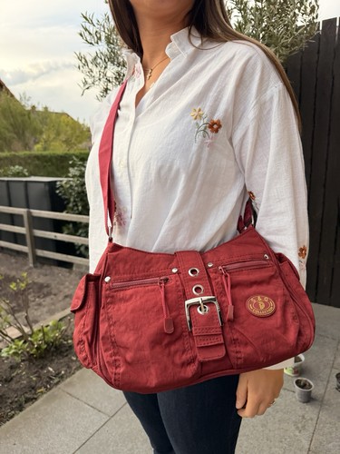 Rote damentasche nylontasche - damentasche,