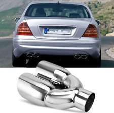 Doppelendrohr Edelstahl