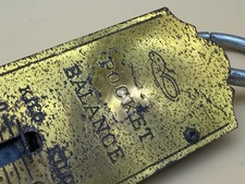 Antike Pocket Balance Hängewaage Messing 25 kg – Made in Germany Registered