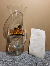 Cocktailglas Hard Rock Cafe - Hurricane - Stockholm - Schweden + Rechnung 