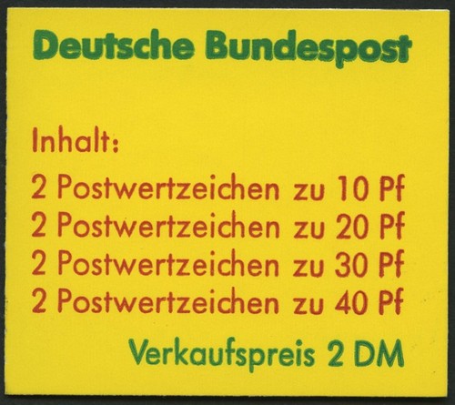 Markenheftchen 1974 - markenheftchen,