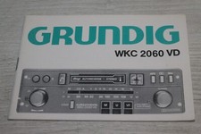 GRUNDIG BEDIENUNGSANLEITUNG für AUTORADIOS von 1983