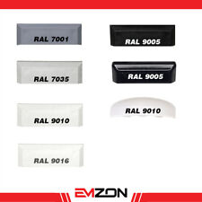 Wasserschlitzkappen Entwässerungskappen 34x4/5, eckig o. oval (ähnlich Schüco)