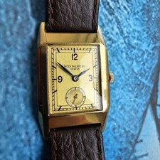 Art Deco 18k massiv Gold Patek