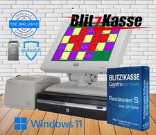 2026 GASTRONOMIE RESTAURANT TOUCHSCREEN KASSE CAFE IMBISS bis 25 Tische Kein ABO