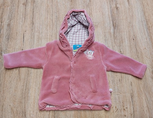 Baby fleece jacke - fleece, teddyfleece