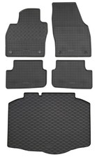 Gummi Fußmatten Kofferraumwanne für Seat Ibiza 6F 2017- Set Gummimatten Auslage