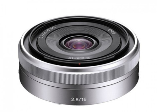 Sony 16mm 8 pancake - e, f/2.8