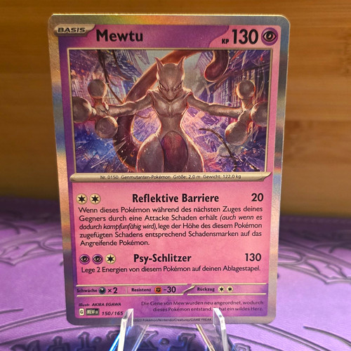 Pokemon tcg mewtu 150 165 - tcg, |