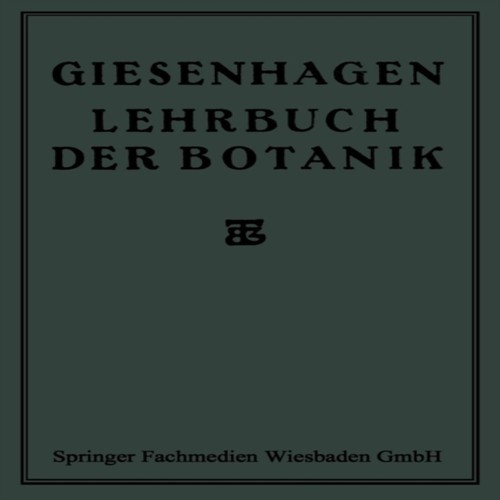 Lehrbuch der botanik k - der, dr