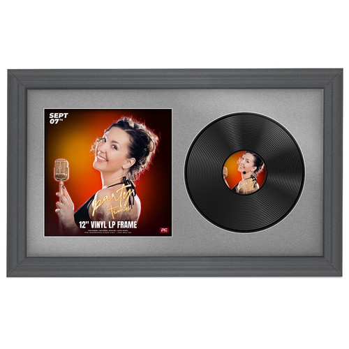 Vinyl schallplattenrahmen - 12",