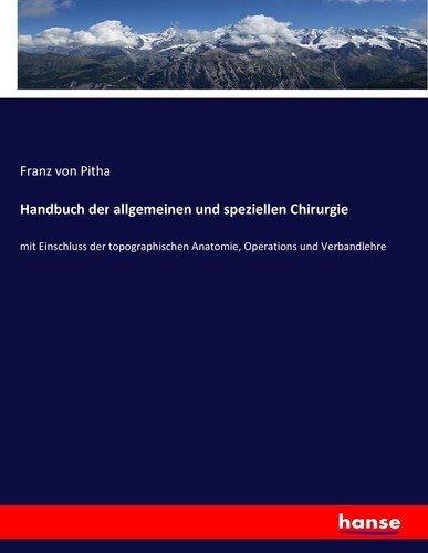 Handbuch der allgemeinen - , und