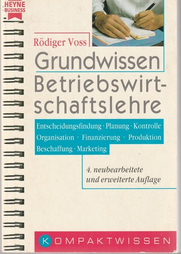Rödiger voss grundwissen - voss:,