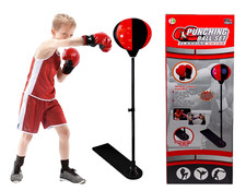 Kinder Kids Junior Boxen Punch Ball Set mit Handschuhe Luftpumpe verstellbar
