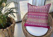 BASSETTI Kissenhülle 65x65 DUCALE P1 Pink Bunt KISSEN SATIN Stehsaum Bezug NEU