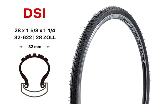 Zoll fahrrad reifen dsi - 28,