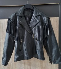 Bikerjacke Damen Echtleder mit