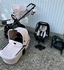 ABC DESIGN Samba Kinderwagen Mädchen  Komplettset Babyschale Isofix Maxi Cosi 