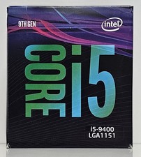 Intel Core i5-9400, Desktop-Prozessor, LGA 1151, 2,9 GHz + Lüfter